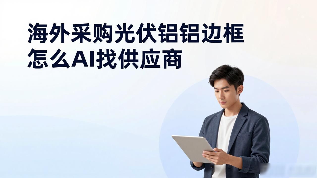 光伏铝边框公司_海外采购商用AI找光伏铝边框供应商怎么布局_光伏铝边框企业名单