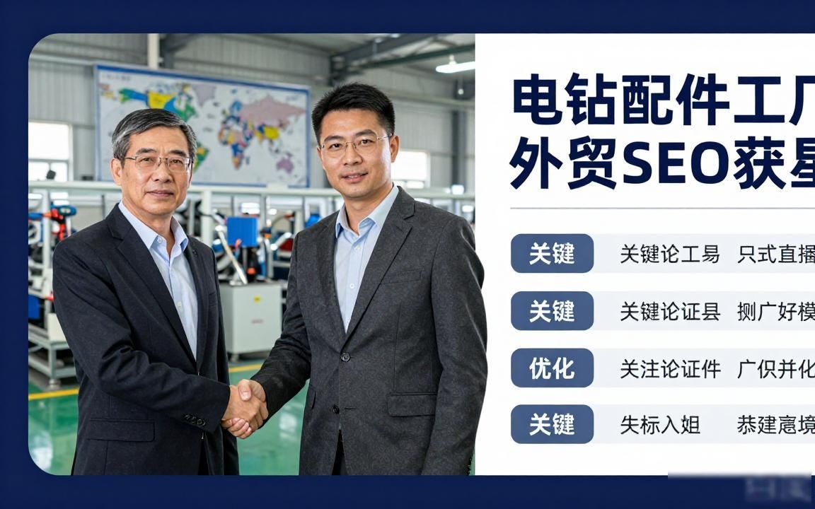 电钻配件工厂外贸SEO获客