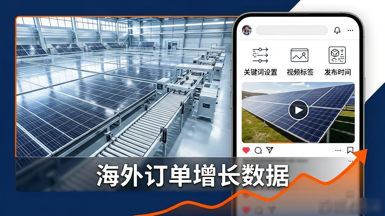 光伏车间视频_光伏行业视频_光伏组件工厂Ins Reels短视频获客方法