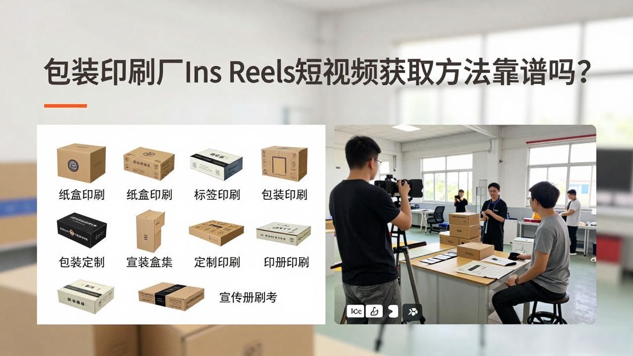 包装印刷厂Ins Reels短视频获客方法_印刷厂视频下载_印刷厂包装工怎么做
