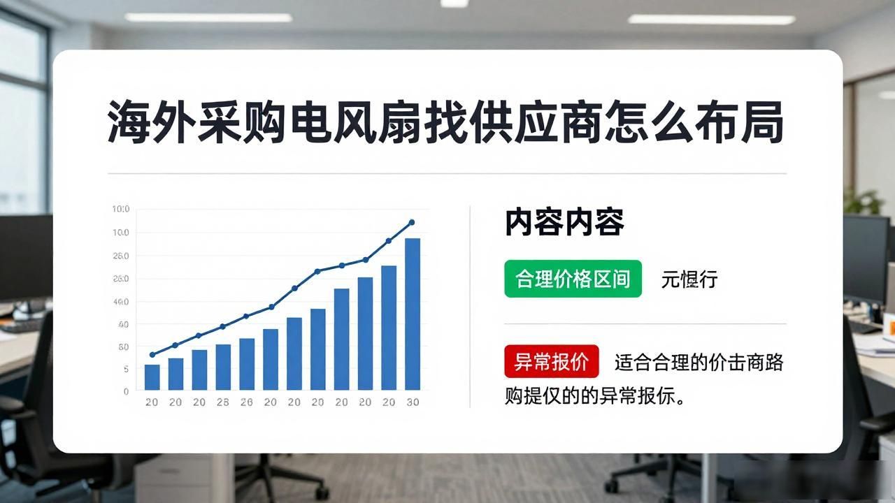 海外采购商用AI找电风扇供应商怎么布局_国外电风扇的市场现状_海外采购商用AI找电风扇供应商怎么布局
