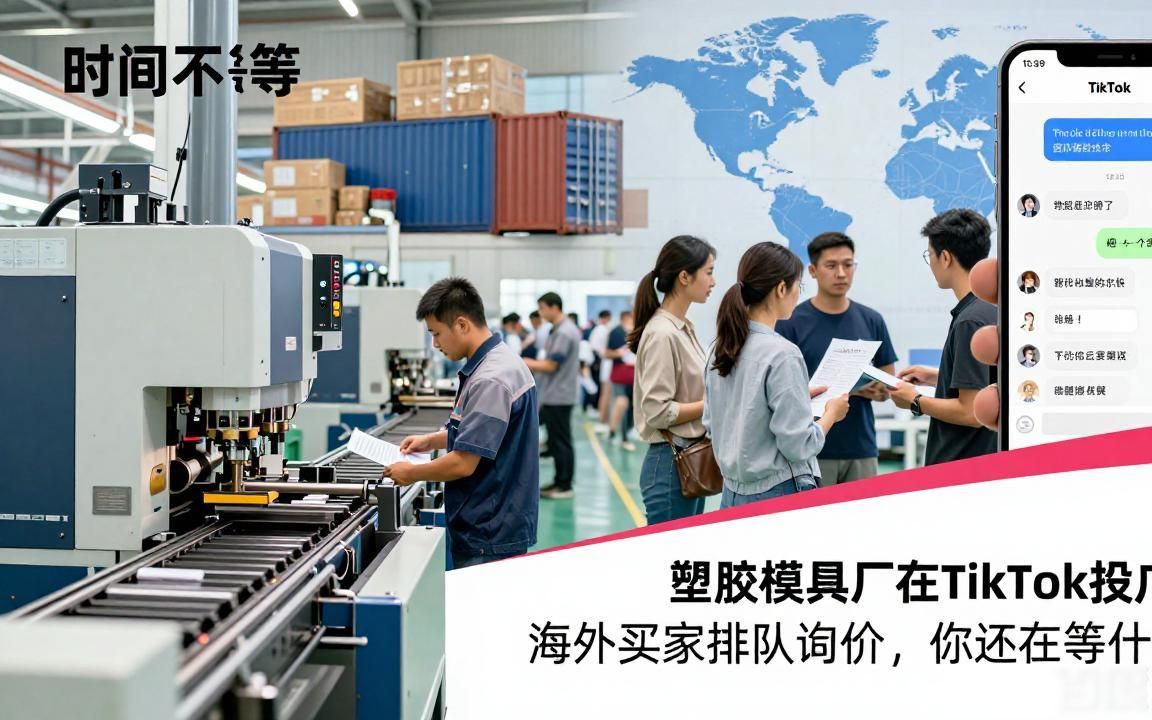 塑胶模具厂TikTok广告投放获取海外买家