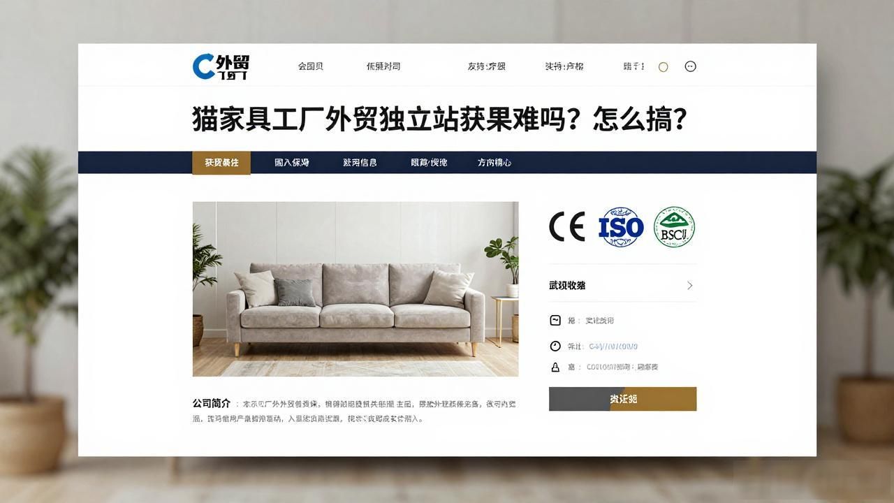 家具外贸公司联系方式_外贸家具仓储店怎么样_猫家具工厂外贸独立站获客