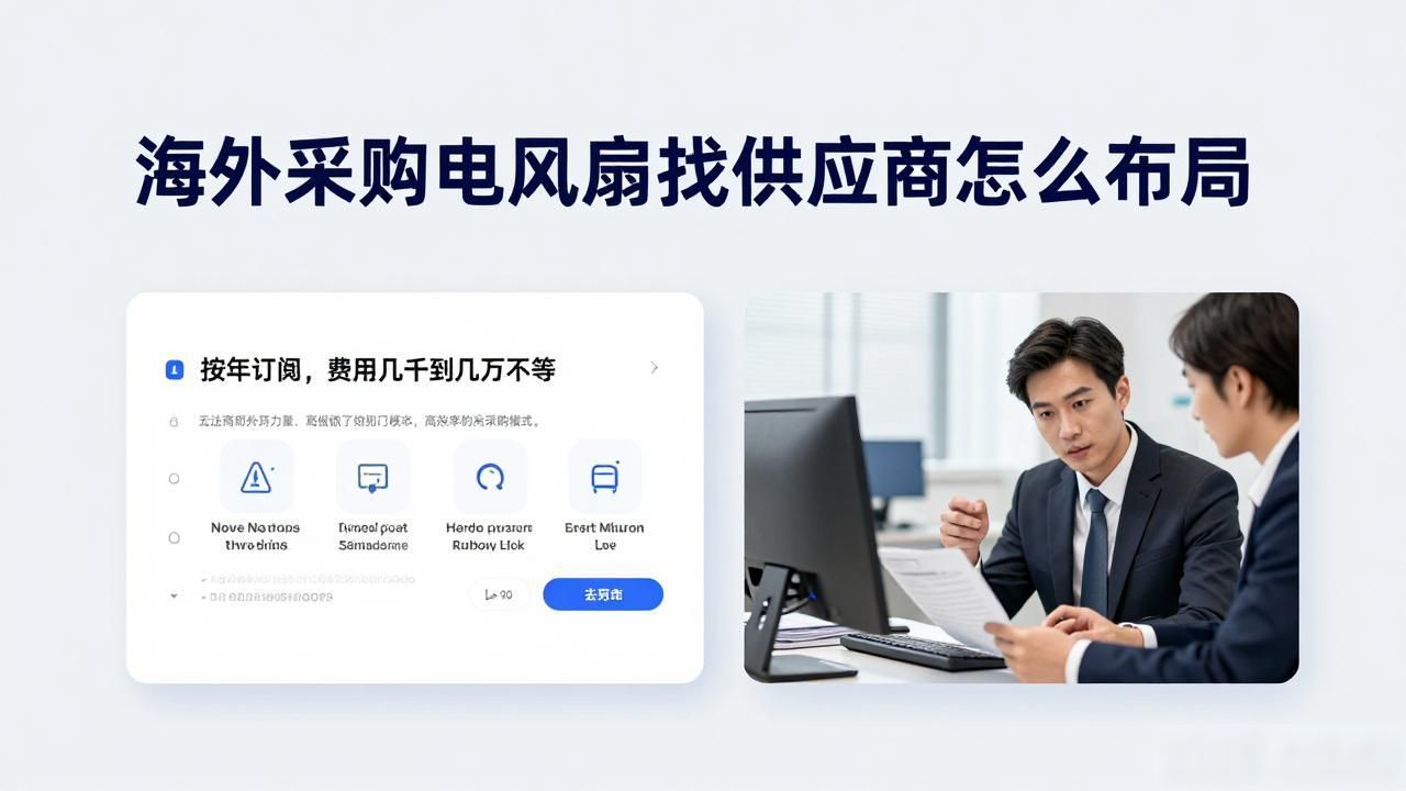 国外电风扇的市场现状_海外采购商用AI找电风扇供应商怎么布局_海外采购商用AI找电风扇供应商怎么布局