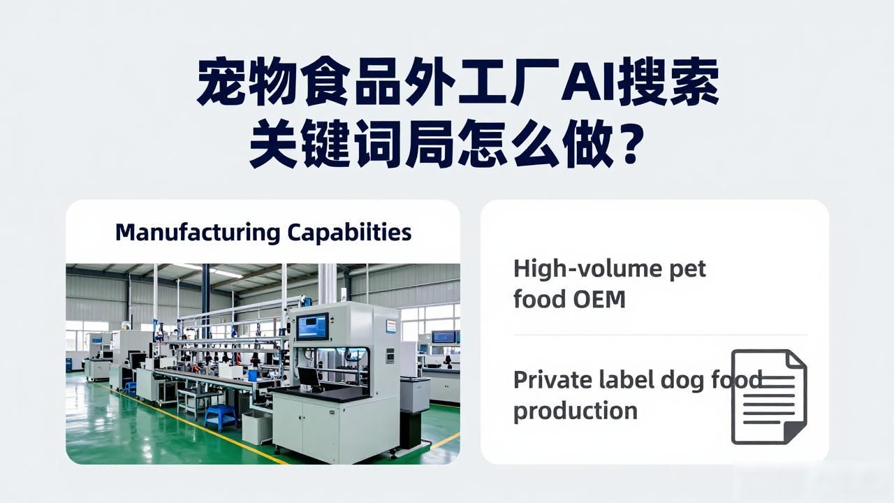 外贸宠物用品有限公司_宠物出口外贸公司招聘_宠物食品外贸工厂AI搜索关键词布局