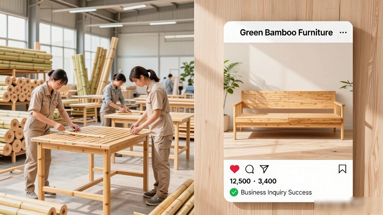 竹木家居用品_竹木小家具批发_竹木家居厂Instagram B2B询盘怎么获取
