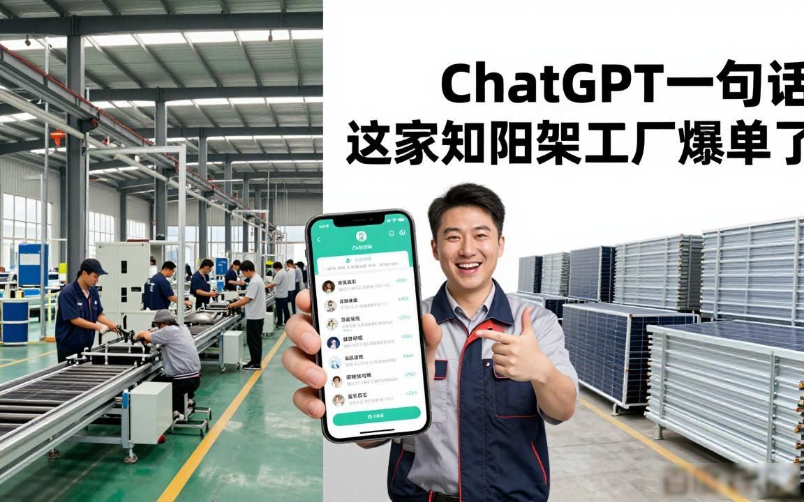 太阳能支架工厂如何被ChatGPT推荐给海外客户