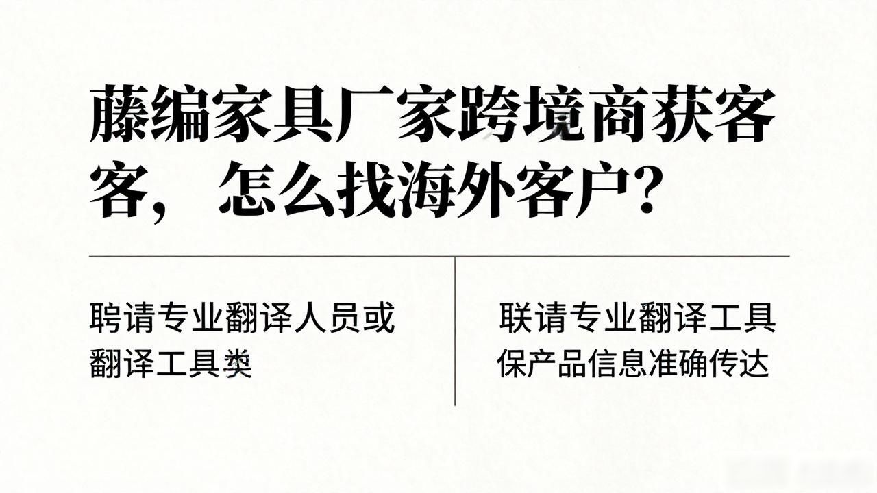 藤编家具厂家跨境电商获客_藤编家具价格_云南藤编家具