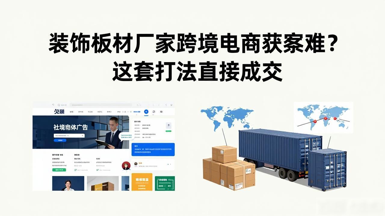 板材出口贸易平台_板材外贸_装饰板材厂家跨境电商获客