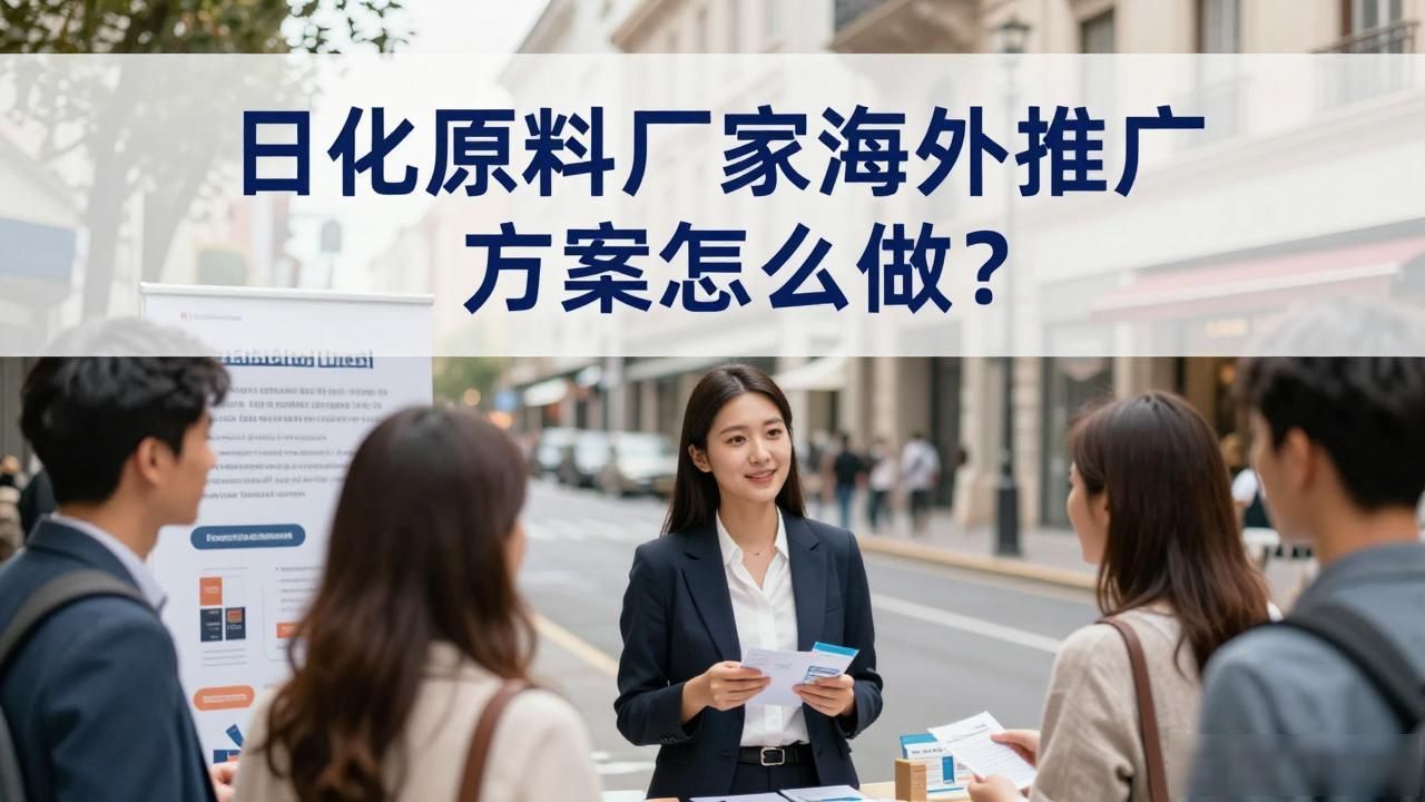 日化原料出口_日化原料厂家海外推广方案_海外原料厂家日化推广方案设计