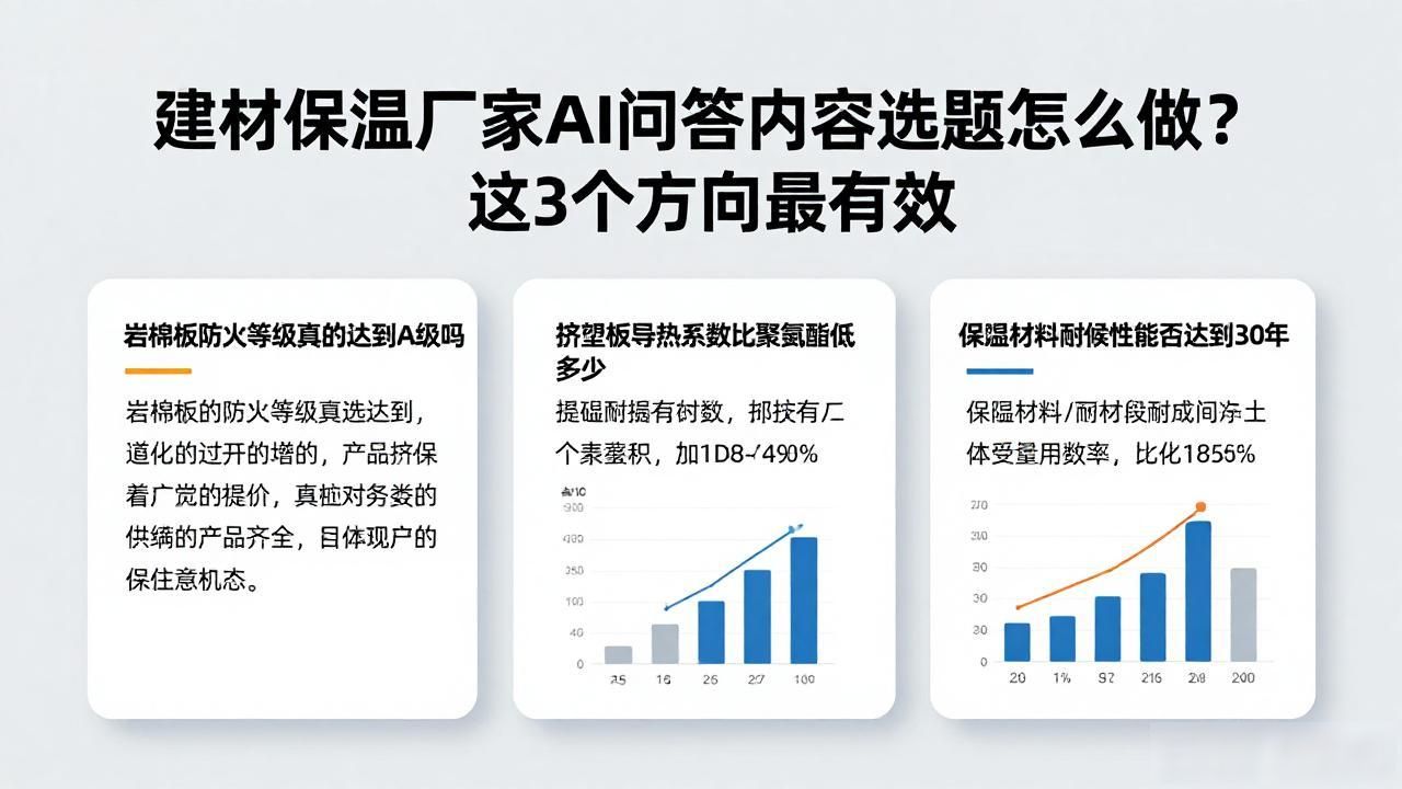 建材行业保温材料厂家AI问答内容选题_保温材料行业分析_我国建筑保温材料的发展方向