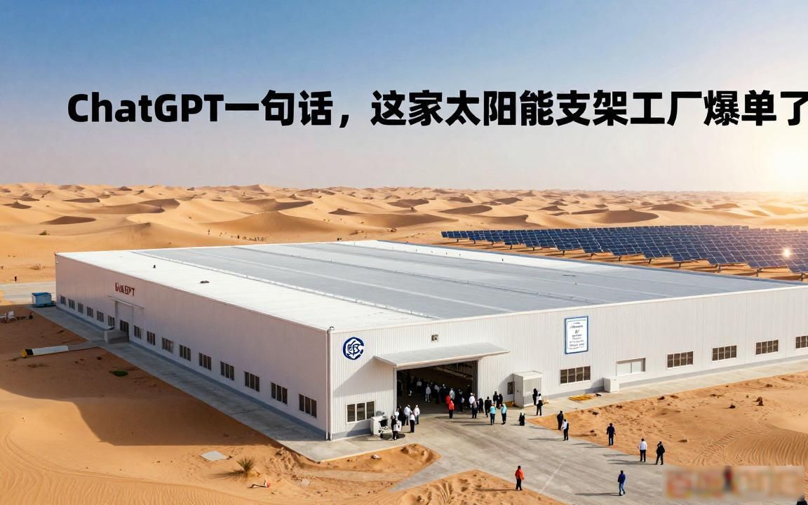 太阳能支架工厂如何被ChatGPT推荐给海外客户