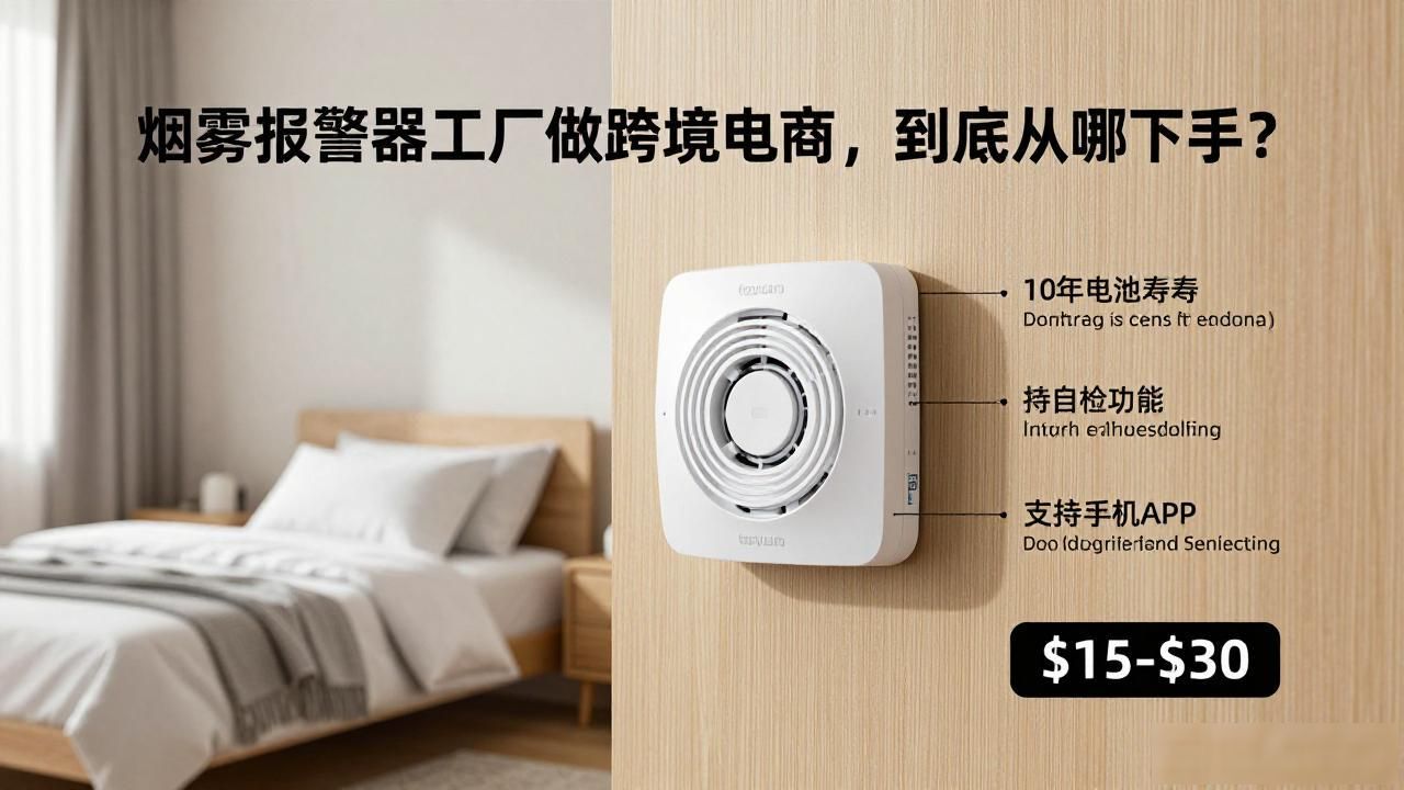 做烟雾报警器的公司_烟雾报警器工厂跨境电商怎么做_烟雾报警器的市场前景
