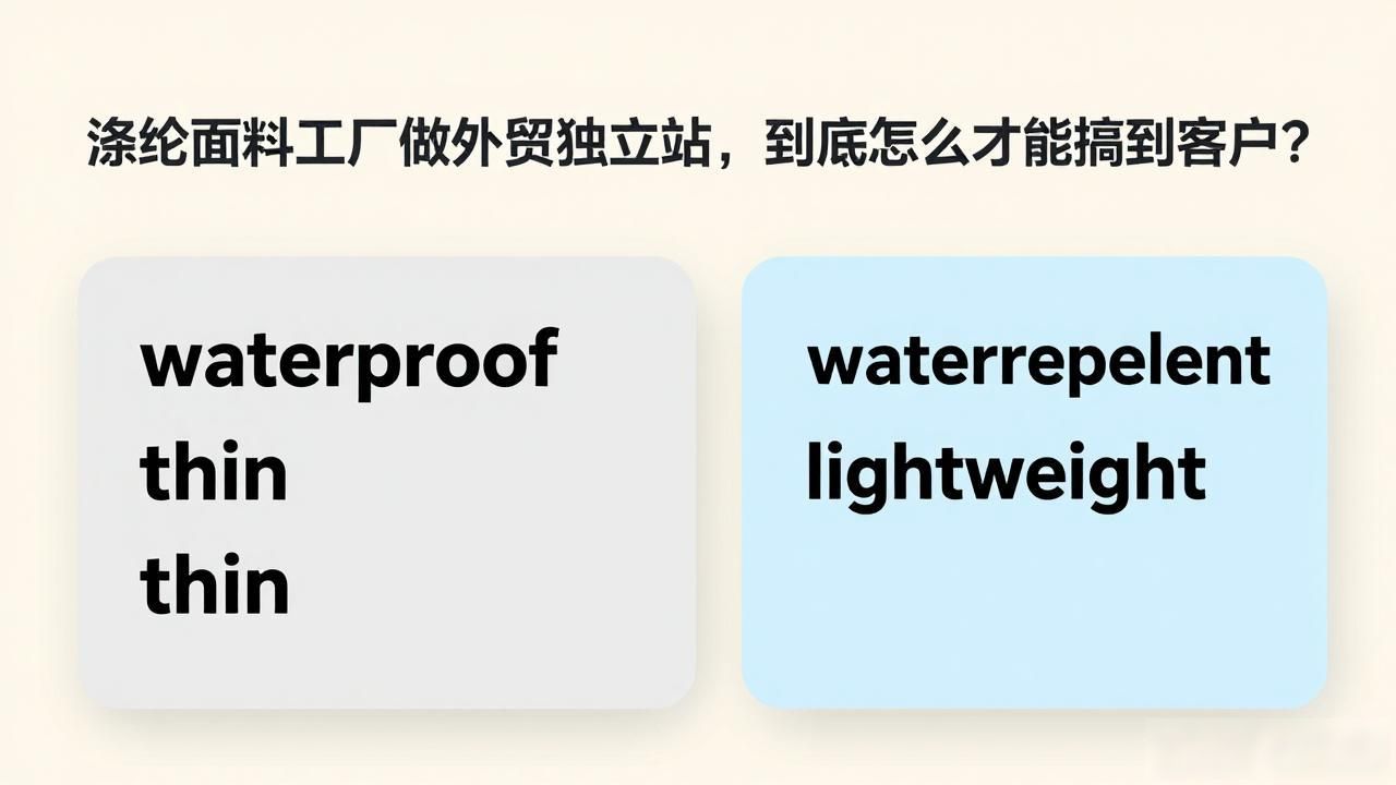 做纺织品面料外贸_涤纶面料供应厂_涤纶面料工厂外贸独立站获客