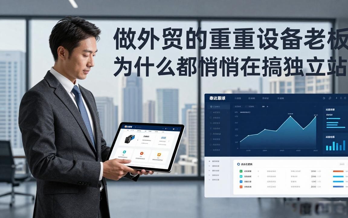 起重设备外贸独立站建设