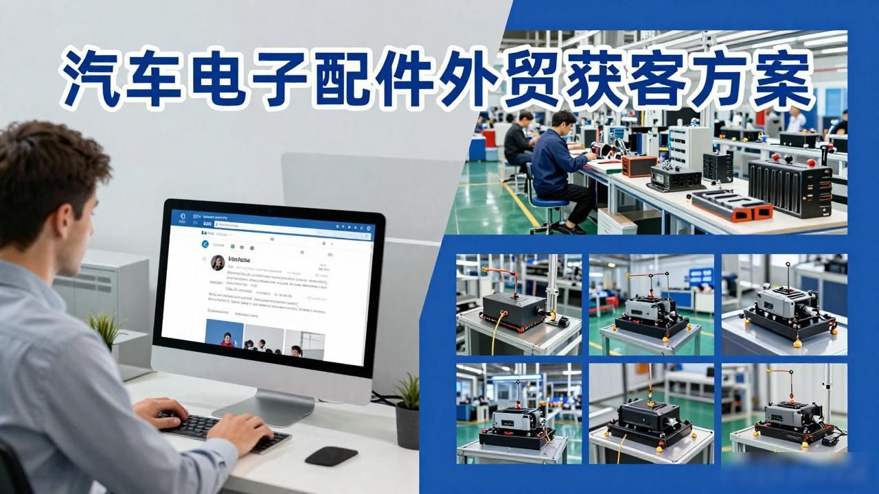 电子配件外贸销售怎么样_汽车电子配件外贸获客方案_外贸汽车配件哪个平台最好