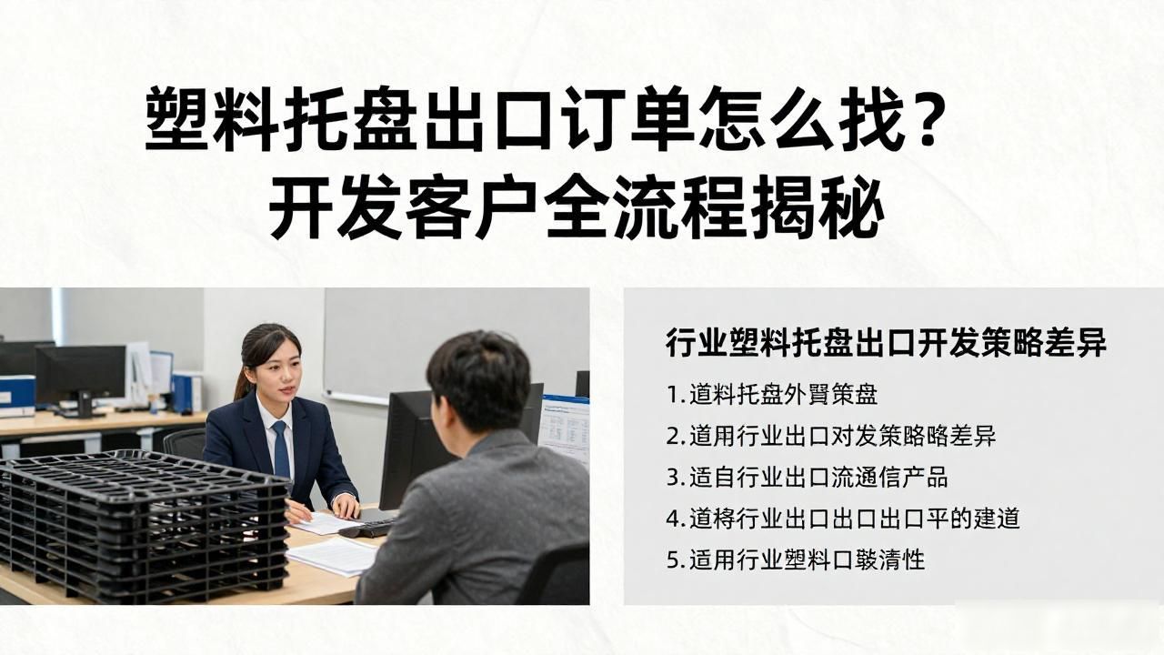 出口托盘可以用塑料吗_塑料托盘出口订单开发_外贸塑料托盘