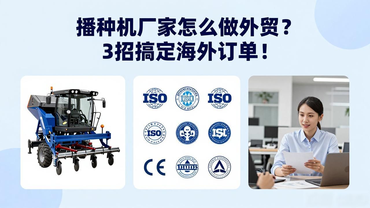国外播种机作业视频_播种机厂家怎么做外贸_国外播种机