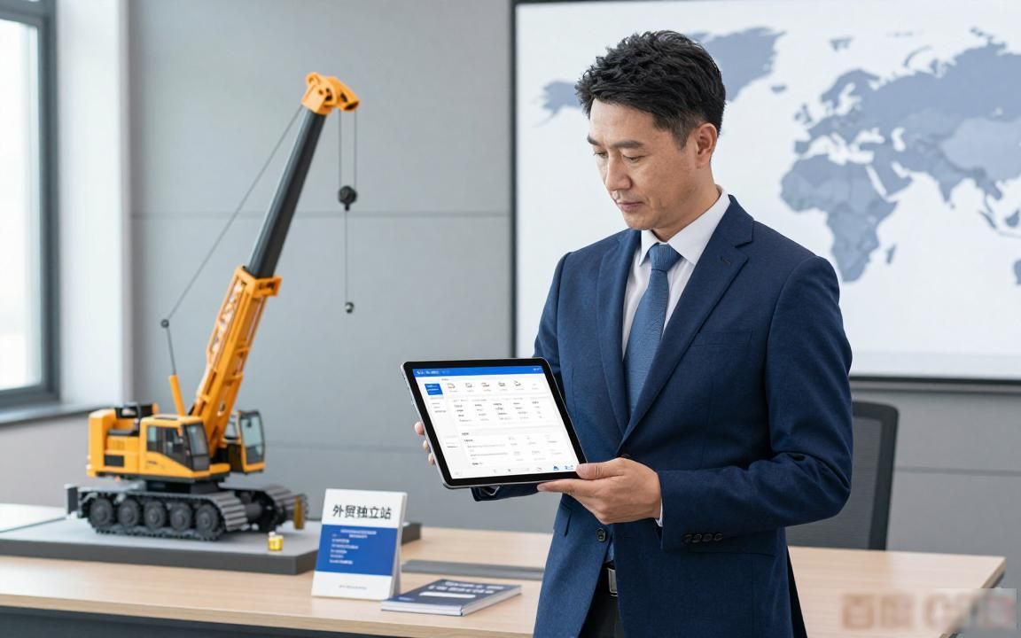 起重设备外贸独立站建设