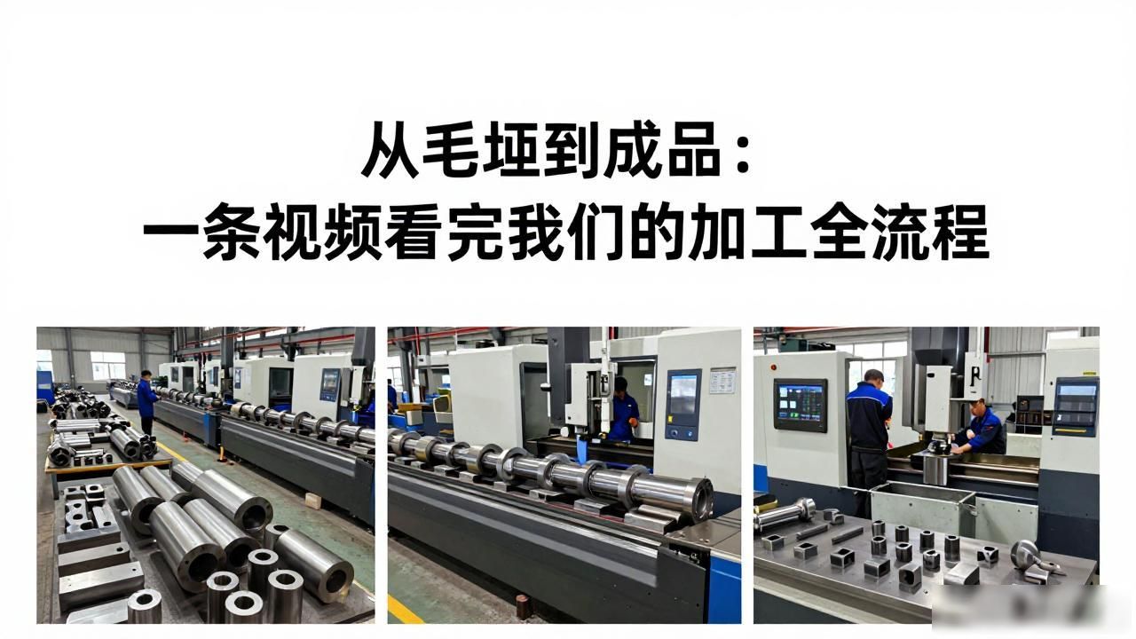 数控厂房实拍_数控视频技术_数控设备厂TikTok工厂展示视频选题