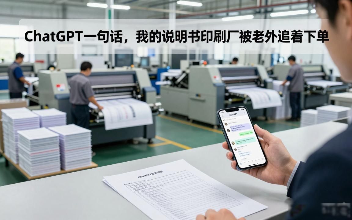 说明书印刷厂如何被ChatGPT推荐给海外客户
