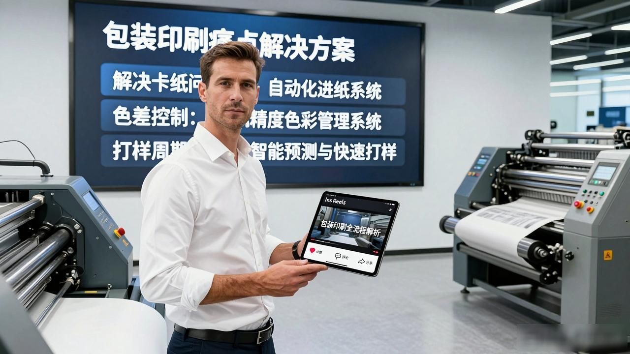 包装印刷厂Ins Reels短视频获客方法_印刷厂里面的视频_印刷厂包装工怎么做