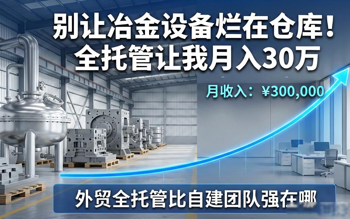 冶金设备外贸全托管服务