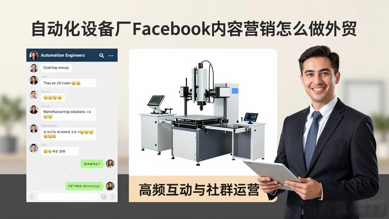 外贸厂营销化自动设备内容包括_自动化设备厂Facebook内容营销怎么做外贸_营销自动化产品