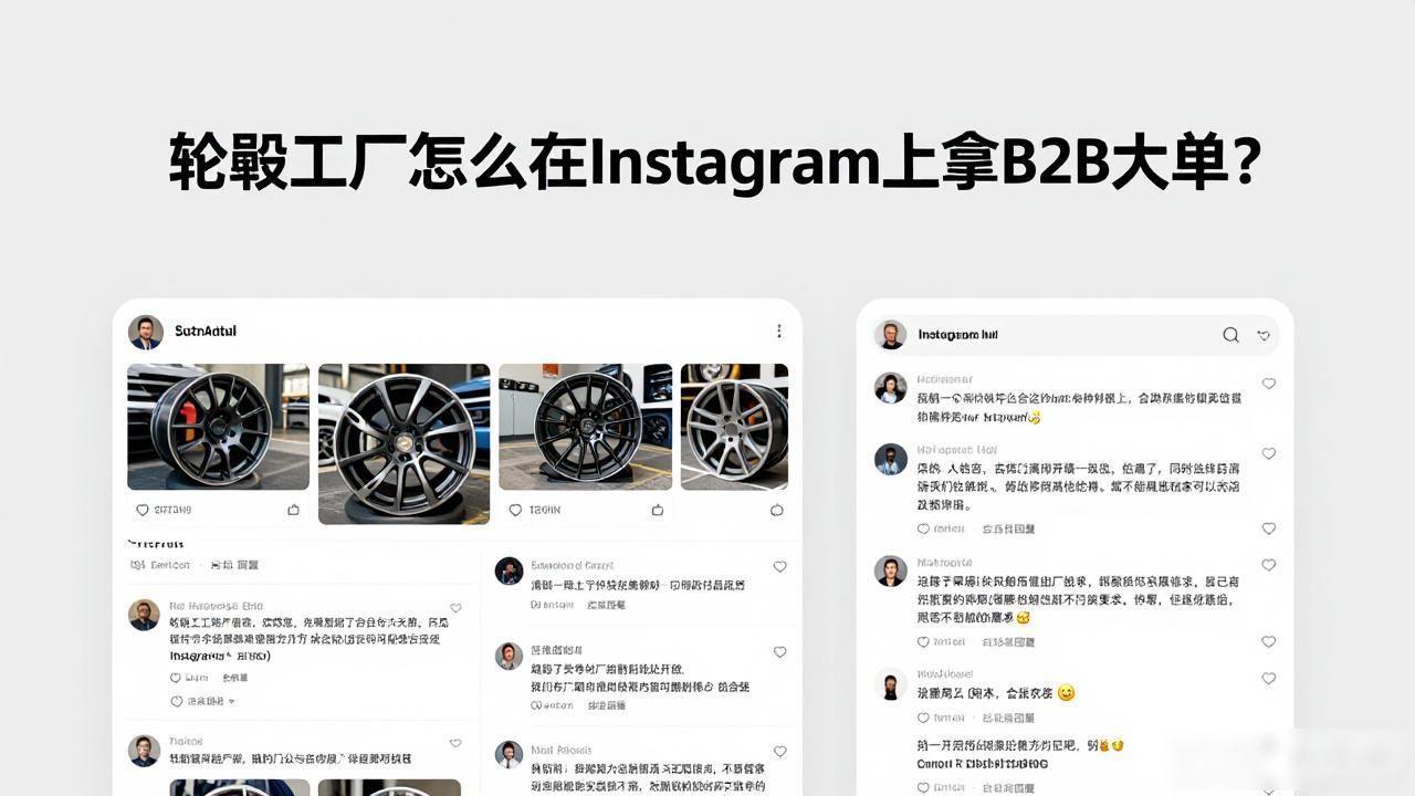 轮毂渠道_轮毂工厂Instagram B2B询盘怎么获取_轮毂订单