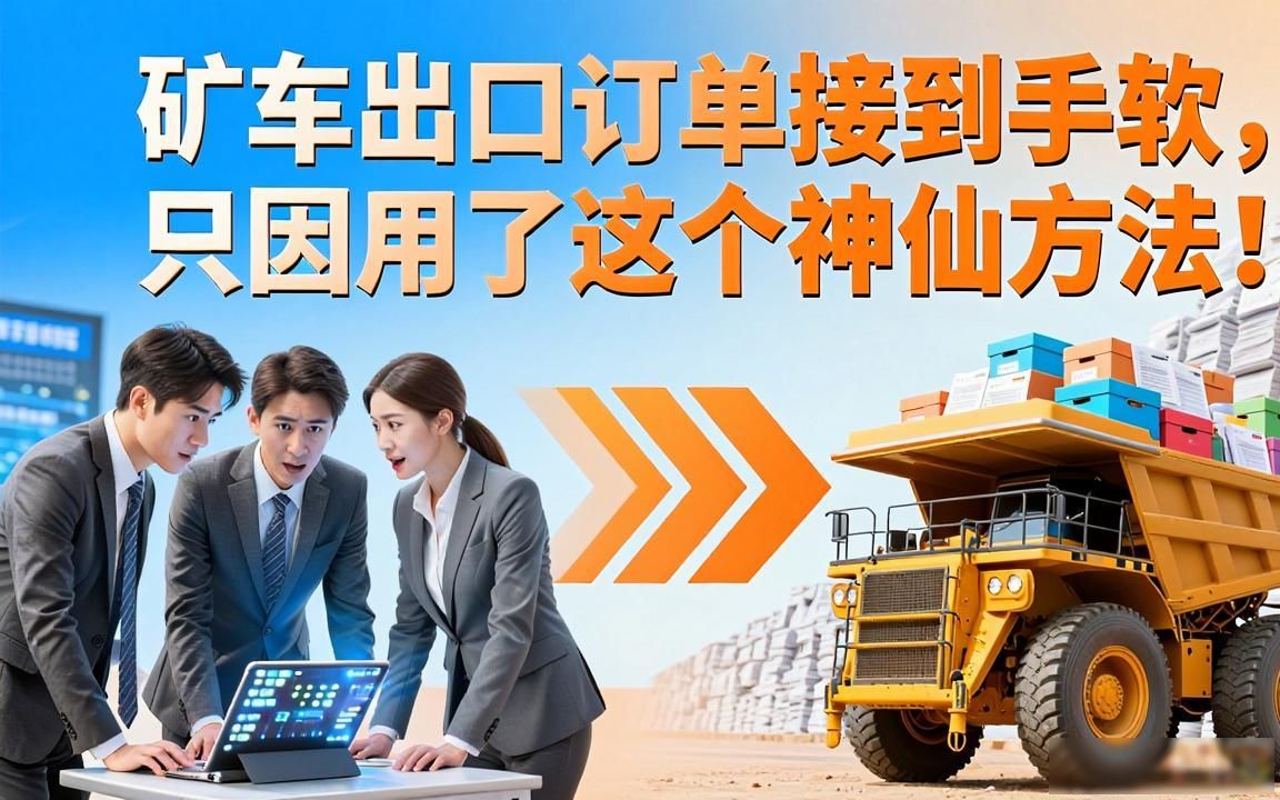 矿用运输设备工厂出口客户开发