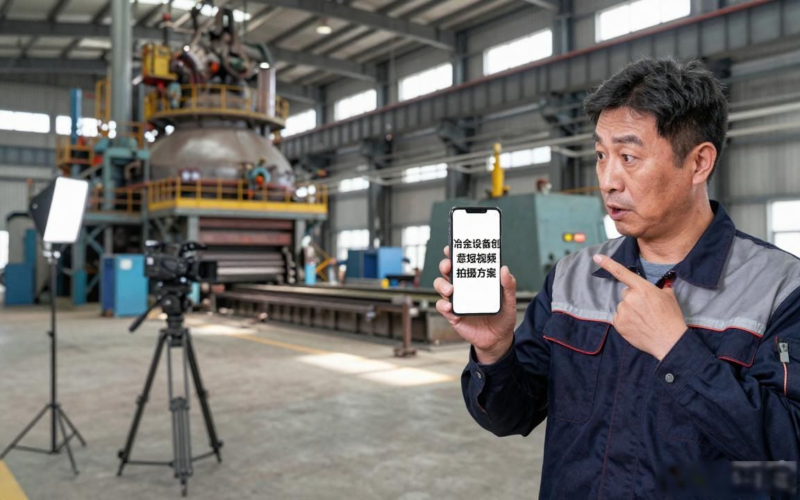 冶金设备工厂TikTok工厂展示视频选题