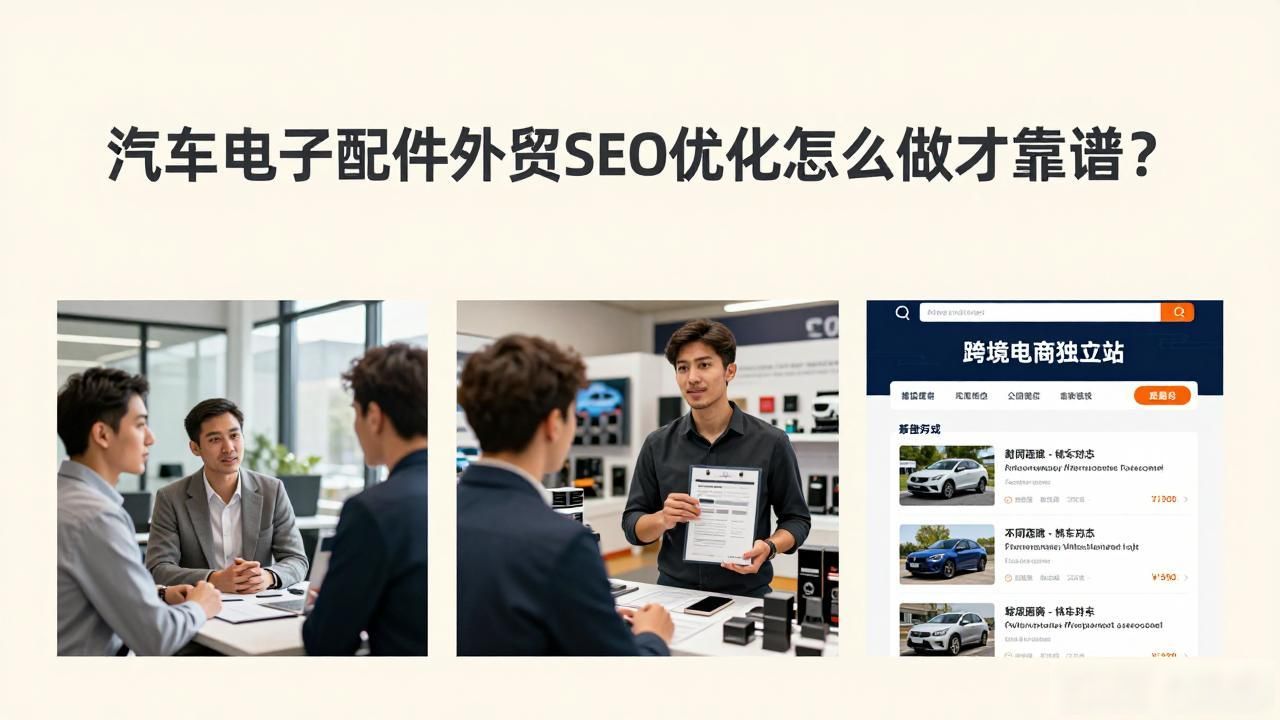 汽车电子配件外贸SEO优化_外贸汽配软件_电子配件外贸网