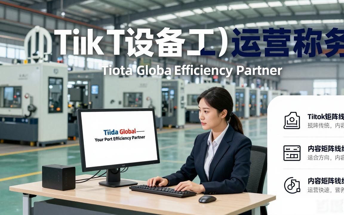 港口设备工厂工厂TikTok海外账号怎么运营