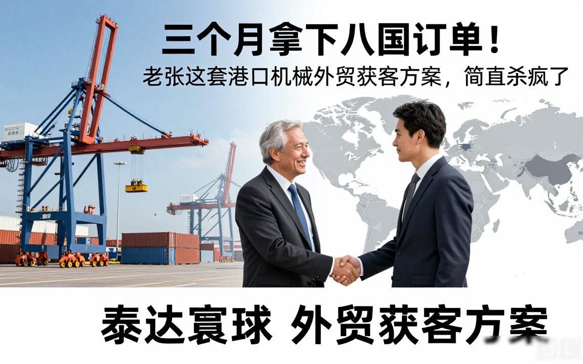 港口机械外贸获客方案