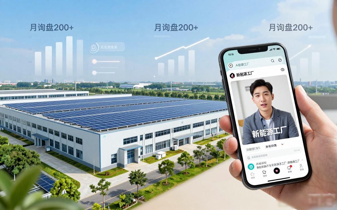 新能源行业工厂做TikTok外贸获客方案