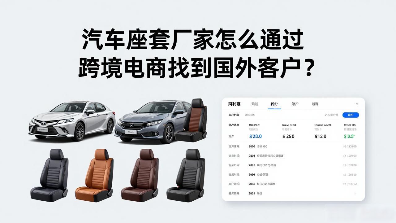 汽车座套网站_汽车座套厂家跨境电商获客_批发汽车座套市场进货渠道