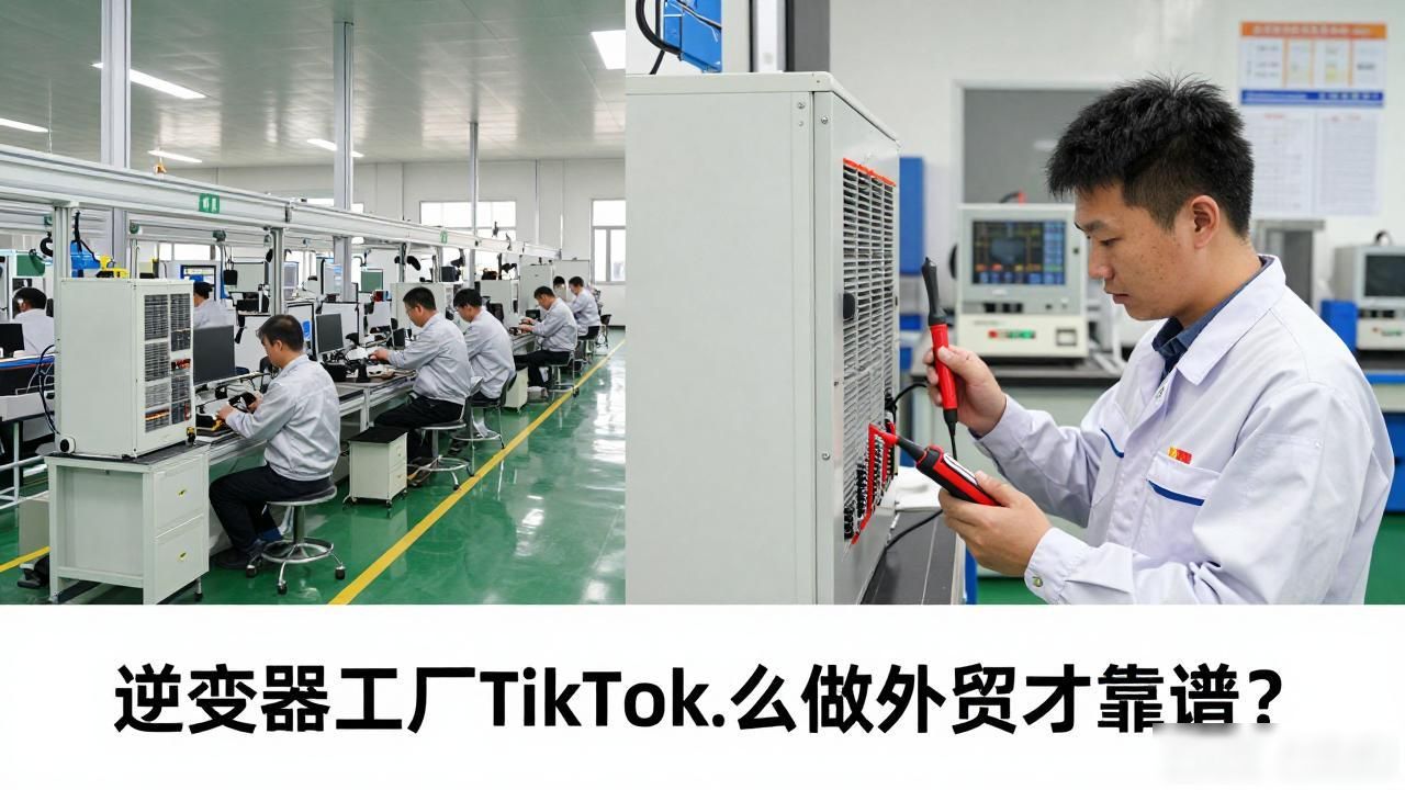 逆变器工厂TikTok内容矩阵怎么做外贸_移动电源外贸工厂_工厂外贸出货流程