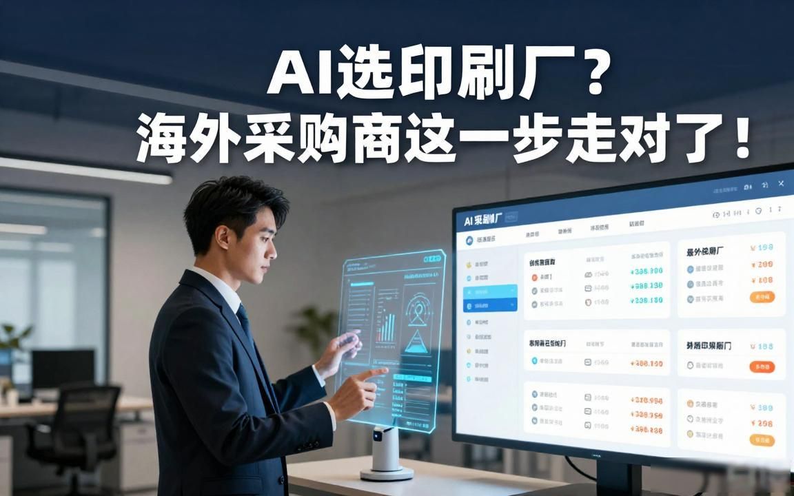 海外采购商用AI找说明书印刷供应商怎么布局