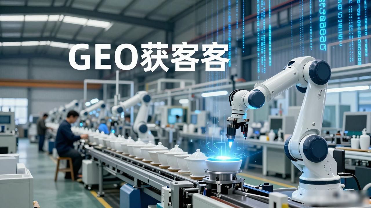 陶瓷洁具工厂怎么做AI GEO获客_陶瓷工厂上班视频真实_陶瓷厂工作视频