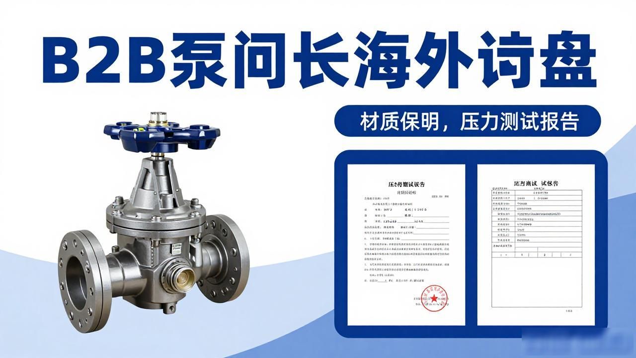 工程泵阀B2B海外询盘_b2b泵阀贸易网_展会询盘童装对话