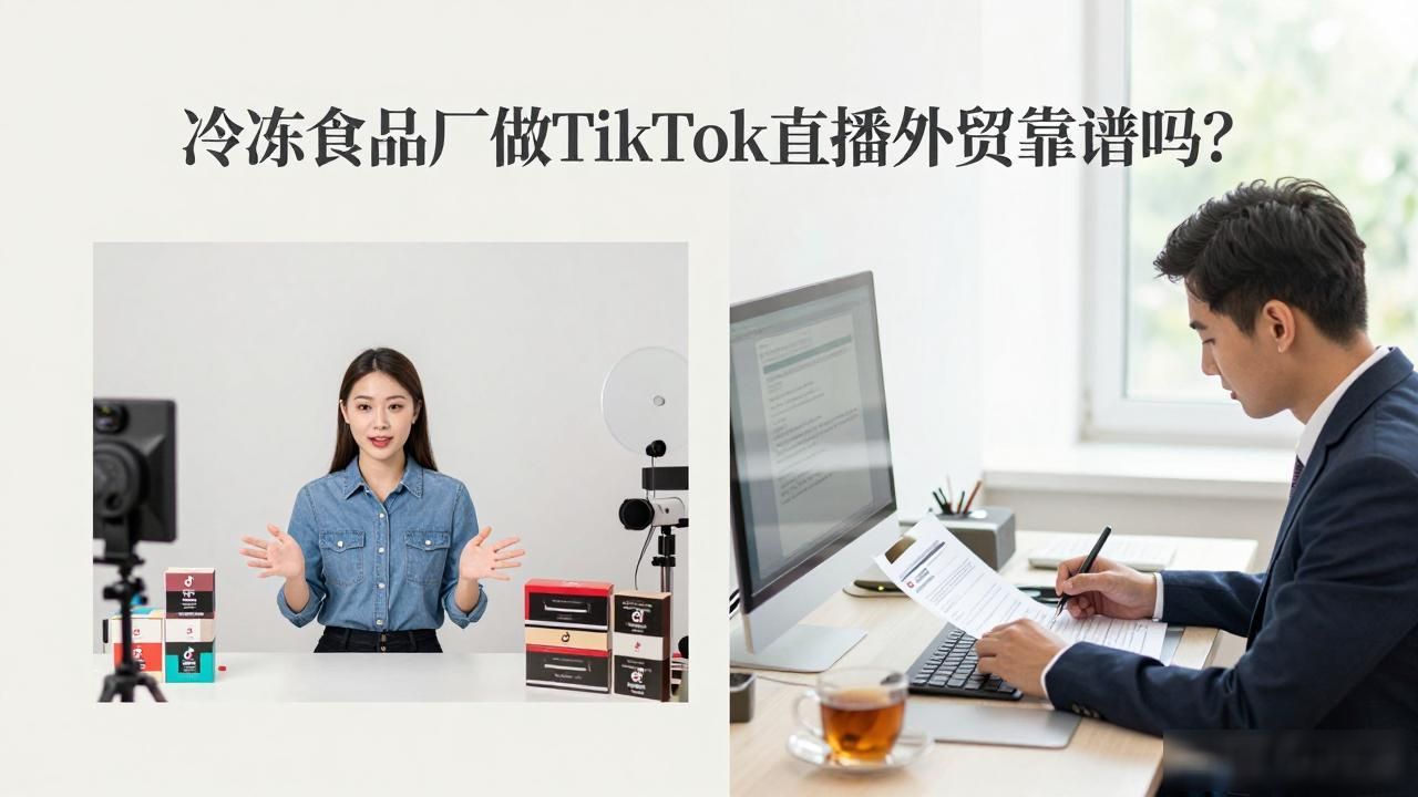 冷冻食品直播文案_冷冻食品生意视频_冷冻食品厂TikTok直播适合做外贸吗