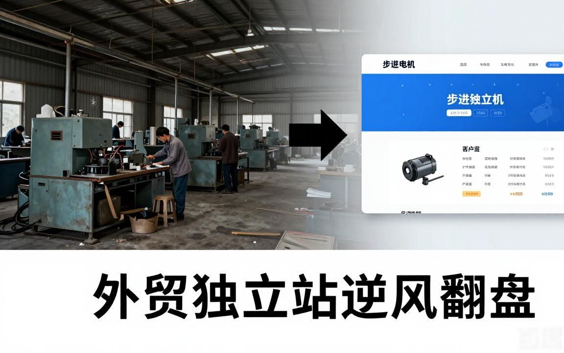 步进电机工厂外贸独立站获客