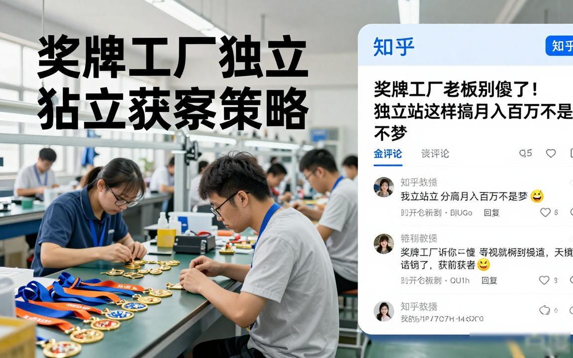 奖牌工厂外贸独立站获客