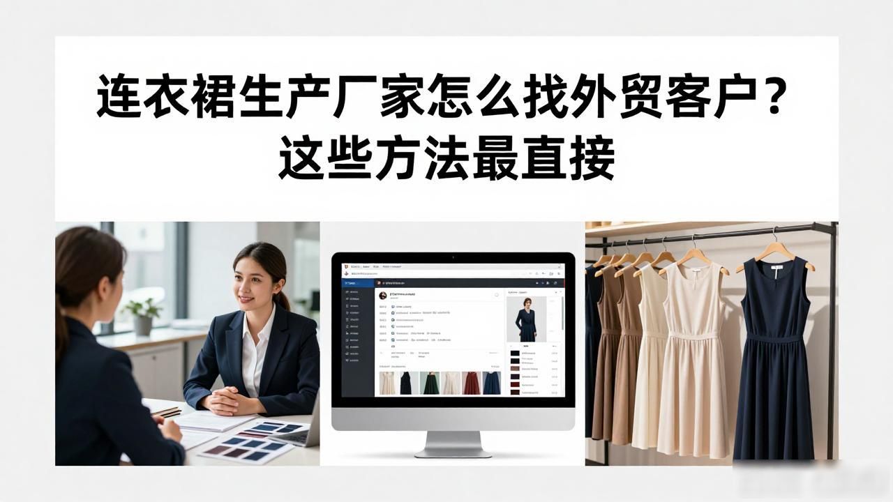 外贸裙子货源_外贸服装如何开发客户_连衣裙生产厂家外贸客户开发