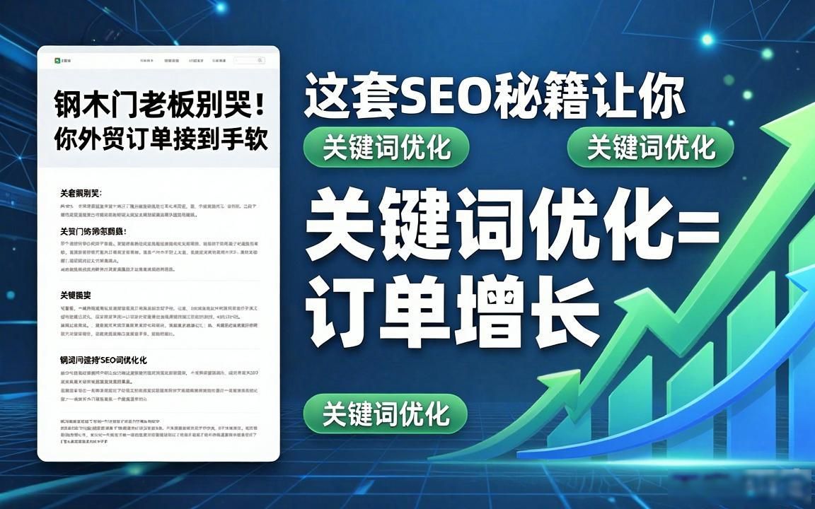 钢木门工厂外贸SEO获客