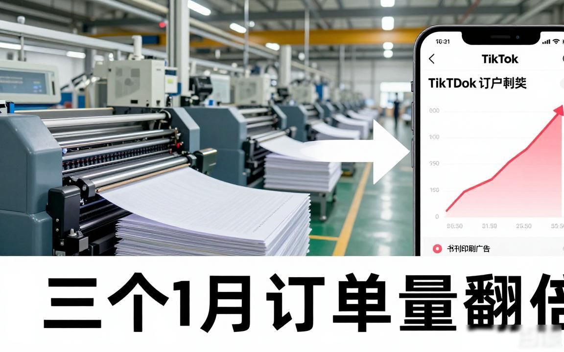 书刊印刷厂TikTok广告投放获取海外买家