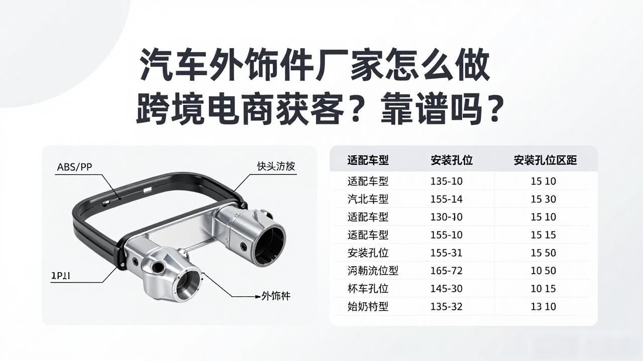 汽车外饰件厂家跨境电商获客_跨境电商汽车配件爆款_汽车零配件跨境电商