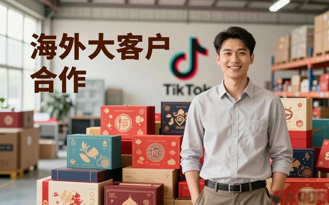 礼品盒工厂TikTok广告投放获取海外买家