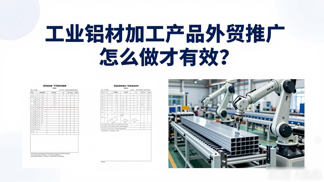 外贸铝材工业加工推广产品策略_工业铝材加工产品外贸推广_铝材推广方案