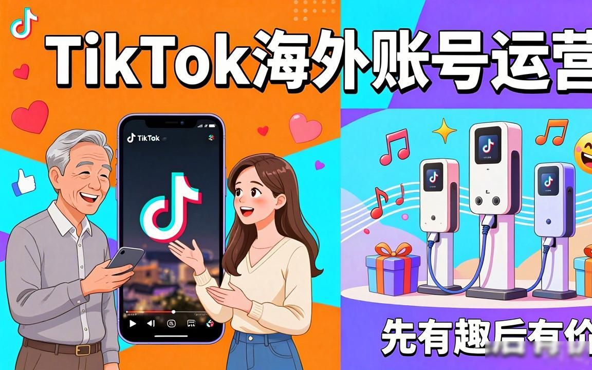 充电桩工厂工厂TikTok海外账号怎么运营